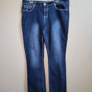 One 5 One Dark Blue‎ Straight Leg Jeans